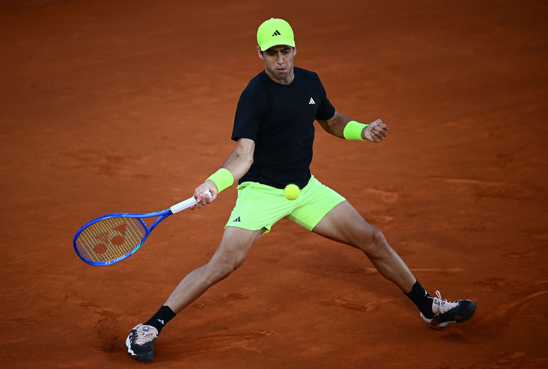 Munar in action at the Internazionali BNL D'Italia 2025 - Day Six - Source: Getty